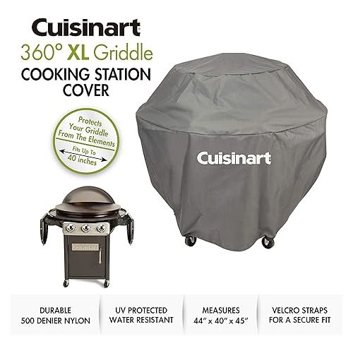  Cuisinart CGWM-057 XL 360° Griddle Cover,Grey