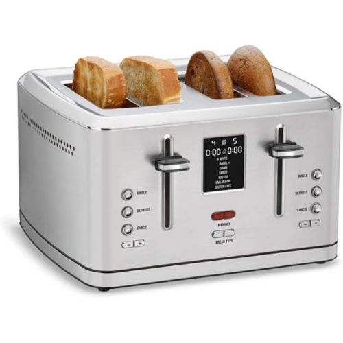  Cuisinart CPT-740 4-Slice Digital MemorySet Toaster, Stainless Steel