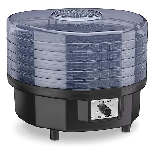  Cuisinart DHR-20P1 Food Dehydrator, 13.38 x 15.63 x 12 inches, 620 watts, Black