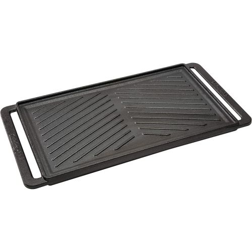  Cuisinart CCP-2000 Reversible Cast Iron Grill/Griddle Cookware Plate, Ribbed Grill & Smooth Flat Top Griddle