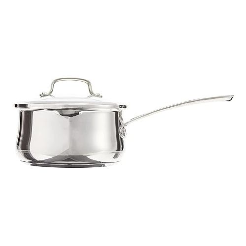  Cuisinart 419-18P 2-Quart Pour Saucepan with Cover Contour Cookware, Stainless Steel