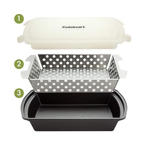  Cuisinart CMT-200 Marinade Basket Set Grilling