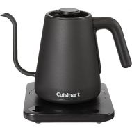 Cuisinart GK-1 Digital Goose Neck Kettle, Precision Gooseneck Spout Designed for Precise Pour Control that Holds 1-Liter, 1200-Watt Allows for Quick Heat Up, Stainless Steel,Black