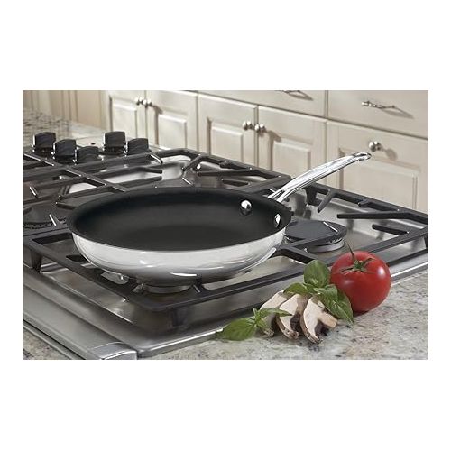  Cuisinart 722-24NS Chef's Classic Nonstick Stainless 10-Inch Open Skillet