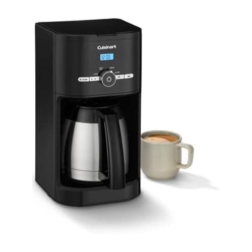  Cuisinart DCC-1170BK 10-Cup Thermal Classic™ Coffeemaker, Black with Thermal, 10-Cup, Programmable