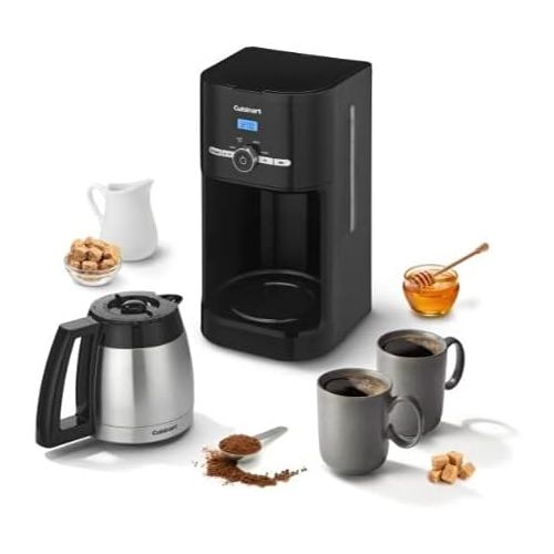  Cuisinart DCC-1170BK 10-Cup Thermal Classic™ Coffeemaker, Black with Thermal, 10-Cup, Programmable