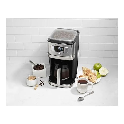  Cuisinart DGB-800 Fully Automatic Burr Grind & Brew, 12-Cup Glass, Silver