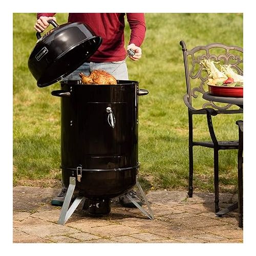  Cuisinart COS-118, Vertical Charcoal Smoker, 18