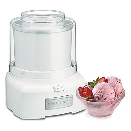  Cuisinart 1.5 Quart Frozen Yogurt ICE-21P1 Ice Cream Maker, Qt, White