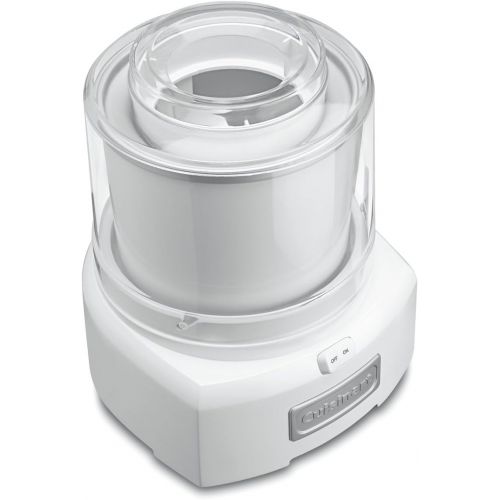  Cuisinart 1.5 Quart Frozen Yogurt ICE-21P1 Ice Cream Maker, Qt, White