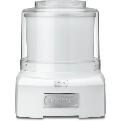  Cuisinart 1.5 Quart Frozen Yogurt ICE-21P1 Ice Cream Maker, Qt, White