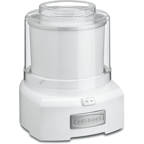  Cuisinart 1.5 Quart Frozen Yogurt ICE-21P1 Ice Cream Maker, Qt, White