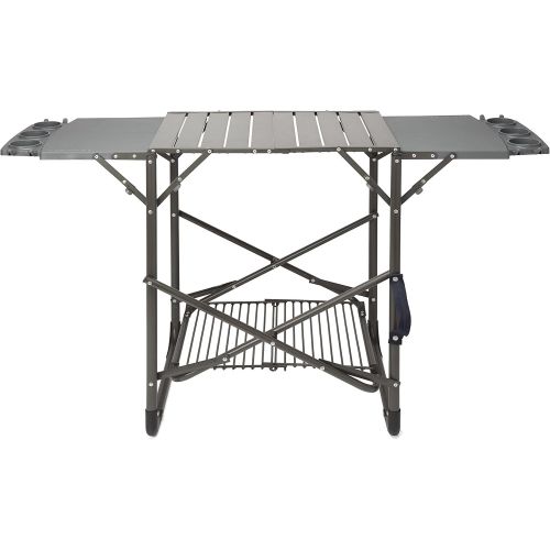  Cuisinart CGG-306 Chefs Style Propane Tabletop Grill, Two-Burner, Stainless Steel & CFGS-222 Take Along Grill Stand