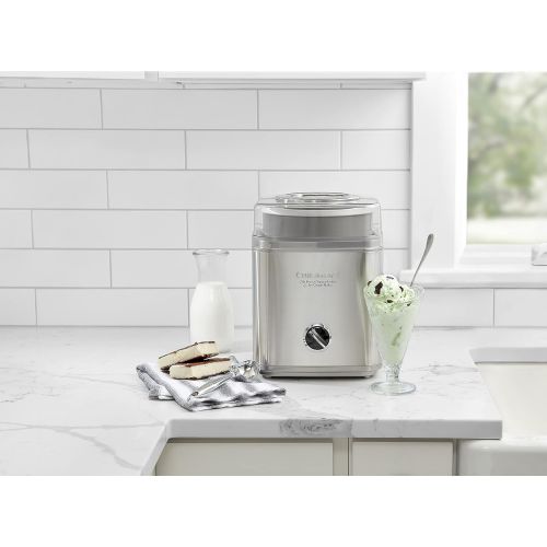  Cuisinart ICE-30BC Pure Indulgence 2-Quart Automatic Frozen Yogurt, Sorbet, and Ice Cream Maker - Silver