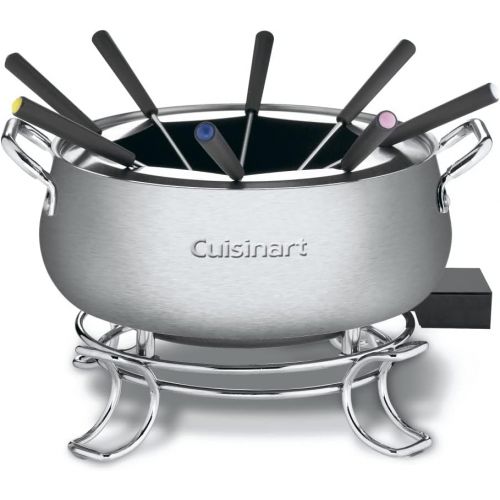  Cuisinart CFO-3SS Electric Fondue Maker, Brushed Stainless, 6.12 x 10.50 x 7.00