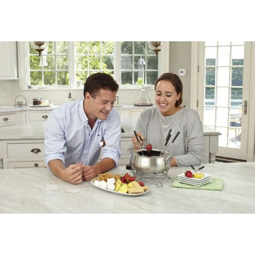  Cuisinart CFO-3SS Electric Fondue Maker, Brushed Stainless, 6.12 x 10.50 x 7.00