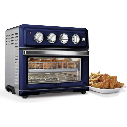  Cuisinart Convection Toaster Oven Air Fryer with Light Silver (TOA-60) Triple Rivet Collection 2-Piece Knife Set & Home Basics Two-Tone Bamboo Cutting Board