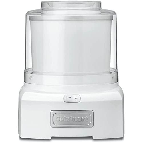  Cuisinart ICE-21P1 1.5 Quart Frozen Yogurt Ice cream maker, Qt, White