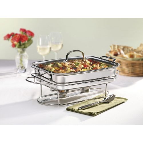  Cuisinart 7BSRT-31 Classic Entertaining Collection 12-Inch, 5-Quart Stainless Rectangular Buffet Server