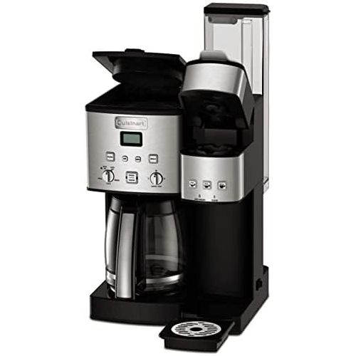  Cuisinart SS-15P1 Coffee Center 12-Cup Coffeemaker and Single-Serve Brewer, Silver