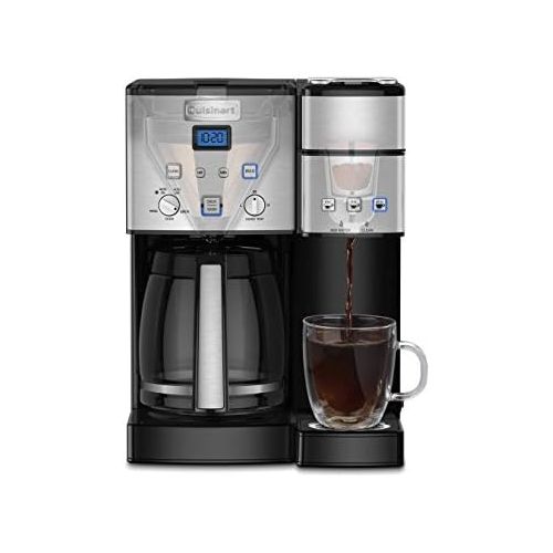  Cuisinart SS-15P1 Coffee Center 12-Cup Coffeemaker and Single-Serve Brewer, Silver