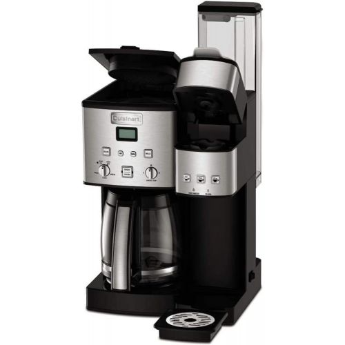  Cuisinart SS-15P1 Coffee Center 12-Cup Coffeemaker and Single-Serve Brewer, Silver