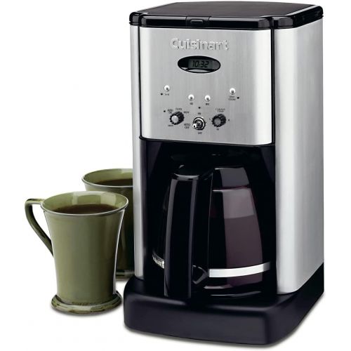  Cuisinart DCC-1200 Brew Central 12 Cup Programmable Coffeemaker, Black/Silver