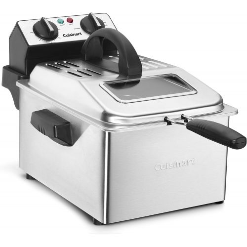  Cuisinart CDF-200P1 Deep Fryer, 4 Quart, Stainless Steel