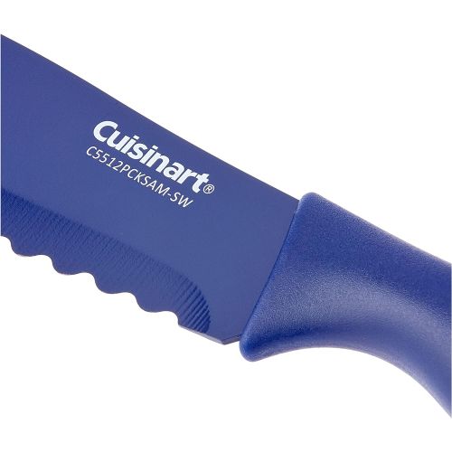  Cuisinart C55-12PCKSAM 12 Piece Color Knife Set with Blade Guards (6 knives and 6 knife covers), Jewel - Amazon Exclusive