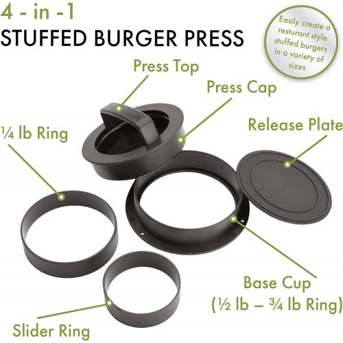  Cuisinart CSBP-200 Stuffed 4-in-1 Burger Press