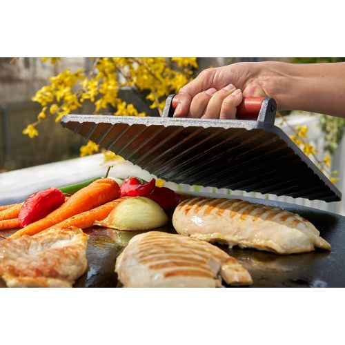  Cuisinart CGPR-223 XL Cast Iron Griddle Press