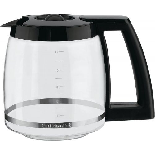  Cuisinart 12-Cup Replacement Glass Carafe, Black, 12 Cup