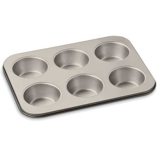  Cuisinart Chefs Classic Non-Stick 6 Cup Jumbo Muffin Pan, 14, Bronze