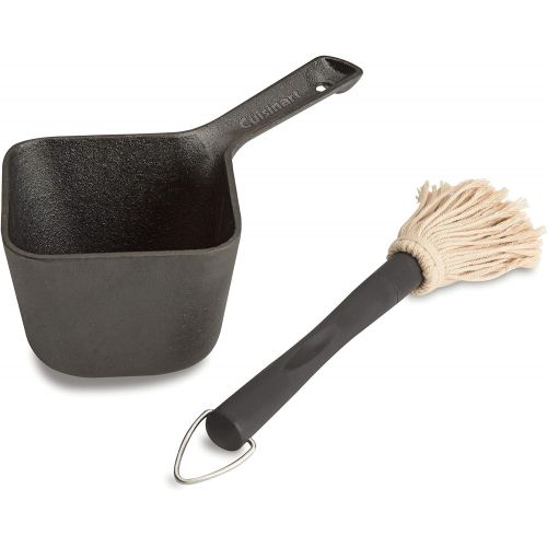  Cuisinart CBP-300 Cast Iron Basting Pot and Brush-for Grilling