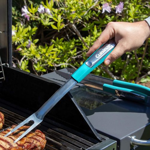  Cuisinart CGS-233T Grill Tool Set, 3-Piece, Turquoise