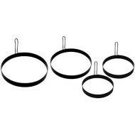 Cuisinart CGR-400, Size: 4 inch, 6 inch and 8 inch, Ultimate Griddle Ring Set, 4-Piece