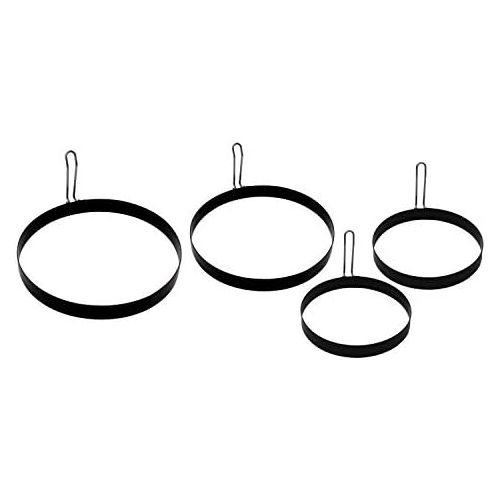  Cuisinart CGR-400, Size: 4 inch, 6 inch and 8 inch, Ultimate Griddle Ring Set, 4-Piece