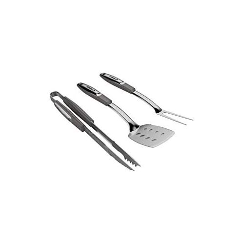  Cuisinart CGS-233GY Grilling Tool Set, 3-Piece, Gray