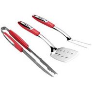 Cuisinart CGS-233RD Grilling Tool Set, 3-Piece, Red