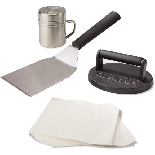  Cuisinart CSBK-400, Smashed Burger Kit, Cast Iron