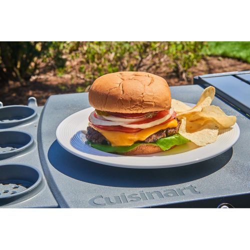  Cuisinart CSBK-400, Smashed Burger Kit, Cast Iron