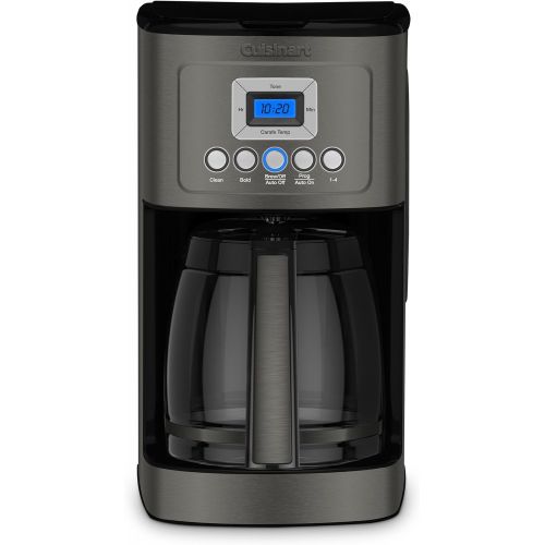  Cuisinart DCC-3200BKSP1 Perfectemp Coffee Maker, 14 Cup Progammable with Glass Carafe, Black Stainless Steel