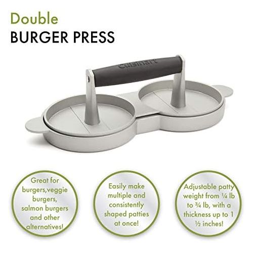  Cuisinart CABP-320 Cast Aluminum Double Burger Press