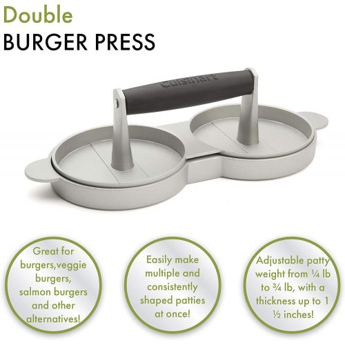  Cuisinart CABP-320 Cast Aluminum Double Burger Press