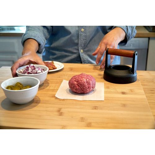  Cuisinart CGPR-222 Stuff Cast Iron Burger Press