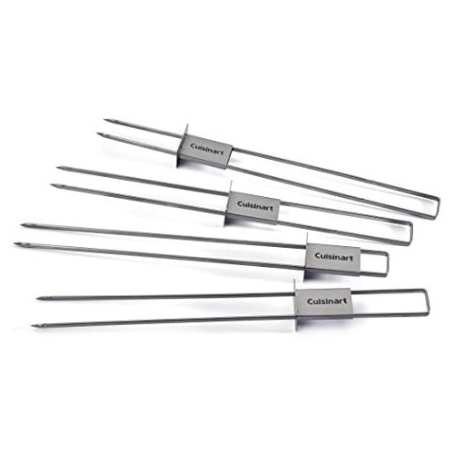  Cuisinart CSKS-048 Sliding Skewer Pack, Silver (Set of 4)