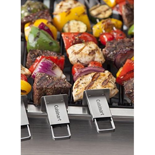  Cuisinart CSKS-048 Sliding Skewer Pack, Silver (Set of 4)