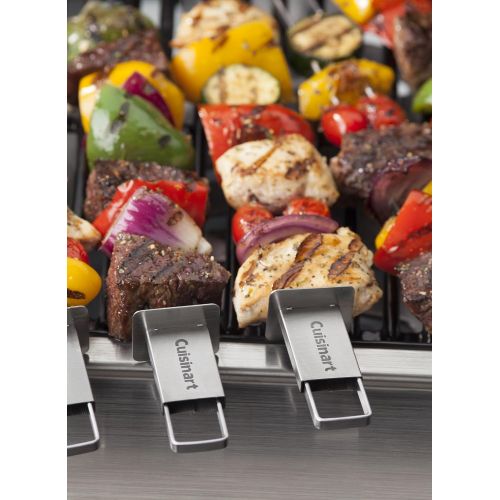  Cuisinart CSKS-048 Sliding Skewer Pack, Silver (Set of 4)