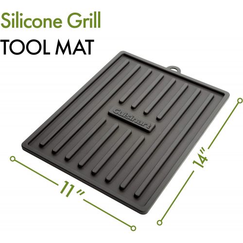  Cuisinart CTM-820 Silicone Tool, Black Grill Mat