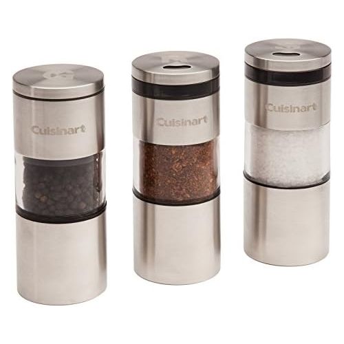  Cuisinart CSS-33 Magnetic Grilling Spice Set, Silver